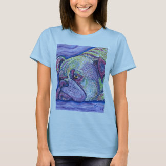 T-shirt bouledogue d'été