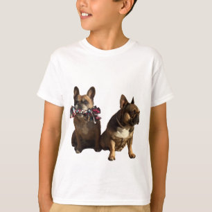 T-shirt Bouledogue français deux amis Bouledogue Français