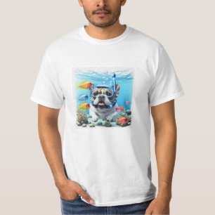 T-shirt Bouledogue français en vacances French Bulldog