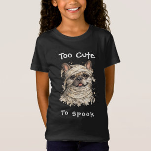 T-Shirt Bouledogue français Halloween Fille Maman adorable