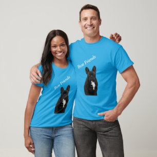 T-shirt Bouledogue français noir French Bulldog