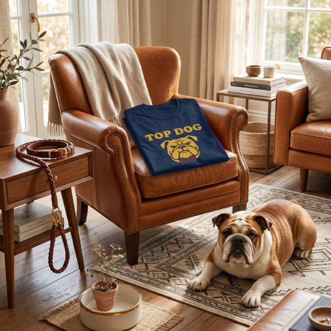 T-shirt Bouledogue Top Dog (Créateur téléchargé)