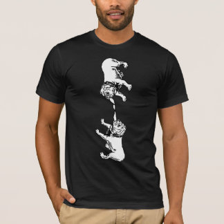 T-shirt Bouledogues de l'anglais de guerre d'O de traction
