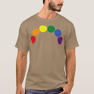T-shirt Boules arc-en-ciel Pride