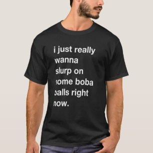 T-shirt Boules Boba Sale Joke Tapioca Perles Bubble Tea As