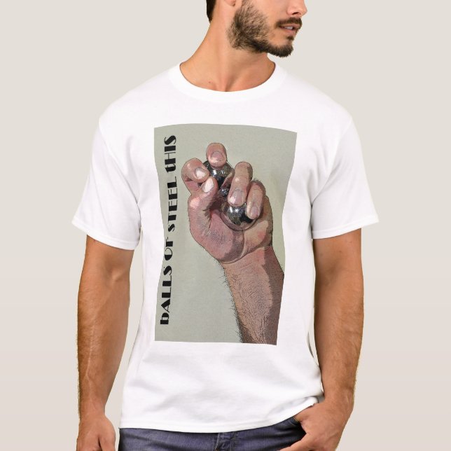 T-shirt Boules d'acier (Devant)
