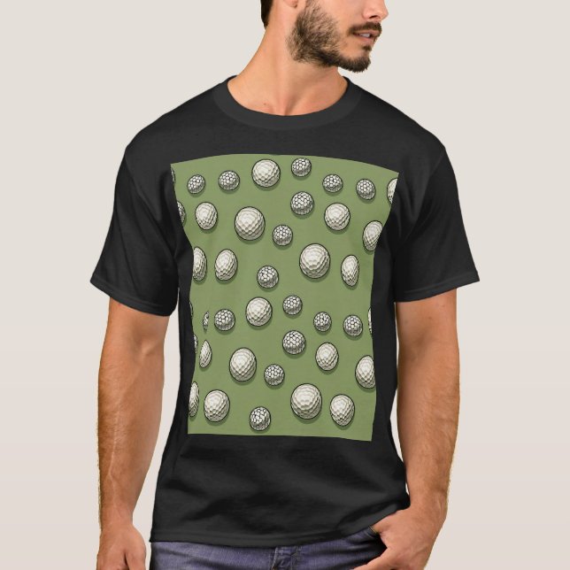 T-shirt Boules de golf (Devant)