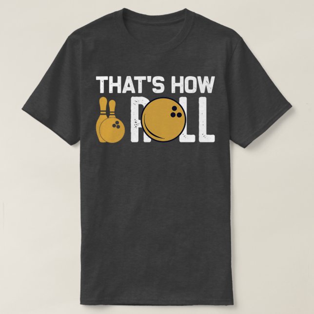 T-shirt Boules de quilles cadeau PINS pin 6 (Design devant)