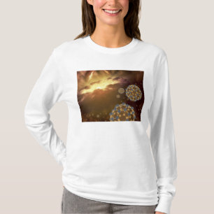 T-shirt Boules flottantes dans l'espace interstellaire