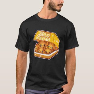 T-shirt Boulettes de chaton Fast Food Chat Mignon Boulette