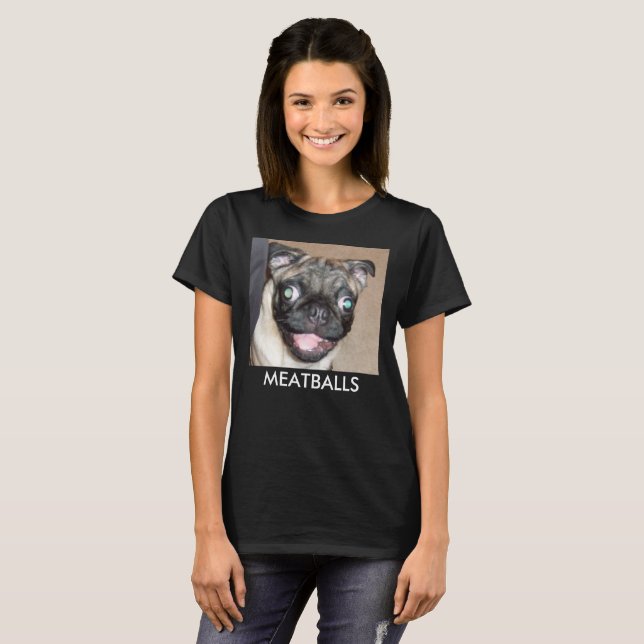 T-SHIRT BOULETTES DE VIANDE (Devant entier)