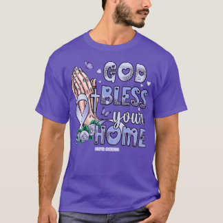 T-shirt boulimie Sensibilisation dieu bénisse foi espoir