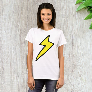 T-shirt Boulon de foudre jaune