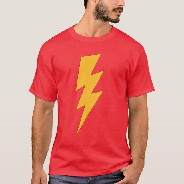 T-shirt Boulon de foudre vintage (Devant)