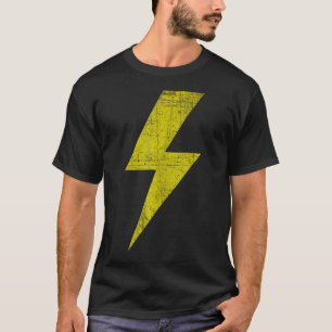 T-shirt Boulon Jaune À Thunderbolt De L'Équipe De Concepti