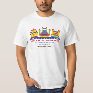 T-SHIRT BOUNCE BOUNCY HOUSE ANNIVERSAIRE FÊTE VOTRE ENTREP