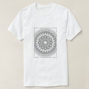 T-shirt Bouquet Blanc d'Orchidées Fond Transparent