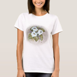 T-shirt Bouquet d'aquarelle de callas blanches