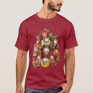 T-shirt Bouquet de crânes
