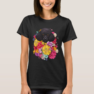T-shirt Bouquet de fleur de caniche T