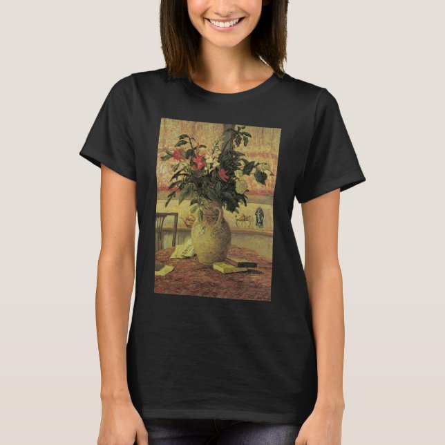 T-shirt Bouquet de fleurs à la fenêtre par Maxine Maufra (Devant)