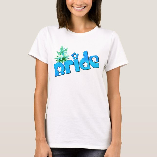 T-shirt Bouquet de fleurs mariées Soirée de mariage (Devant)