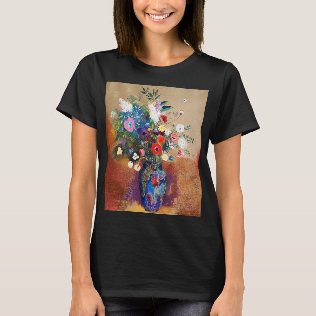 T-shirt Bouquet de fleurs par Odilon Redon (Devant)
