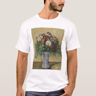 T-shirt Bouquet de Paul Cezanne   des fleurs dans un vase,