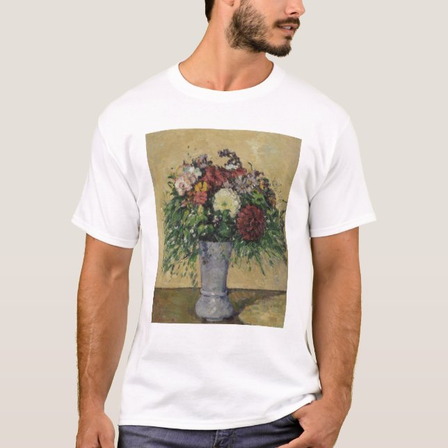 T-shirt Bouquet de Paul Cezanne | des fleurs dans un vase, (Devant)