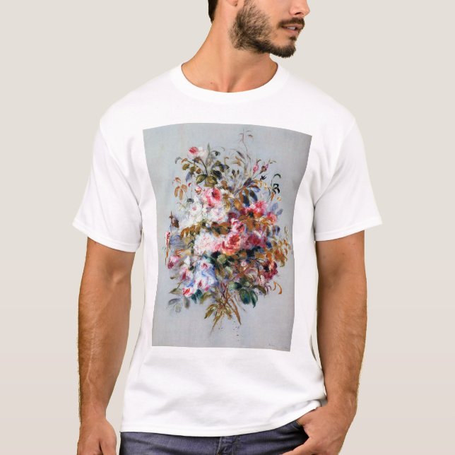 T-shirt Bouquet de Roses, Renoir (Devant)