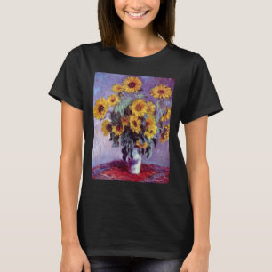 T-shirt Bouquet de tournesols de Claude Monet, Art Vintage