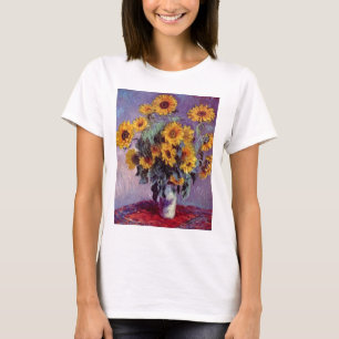 T-shirt Bouquet des tournesols par Claude Monet