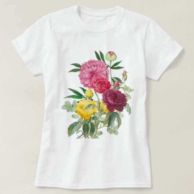 T-shirt Bouquet floral (Design devant)