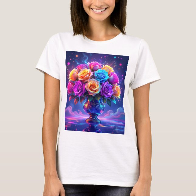 T-shirt Bouquet Vibrant (Devant)