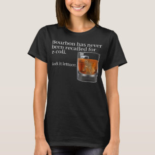 T-shirt Bourbon n'a jamais été rappelé pour E-Coli - Drôle