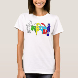 T-shirt bourdonnement de padme de l'OM mani