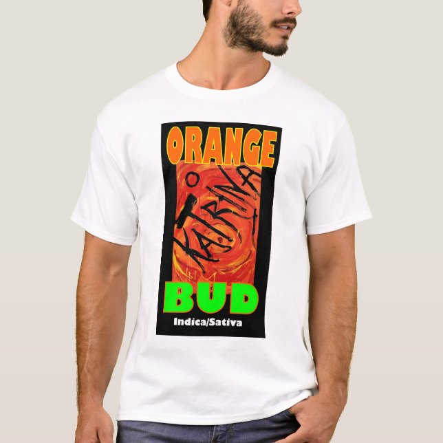T-shirt Bourgeon orange KATRINA (Devant)