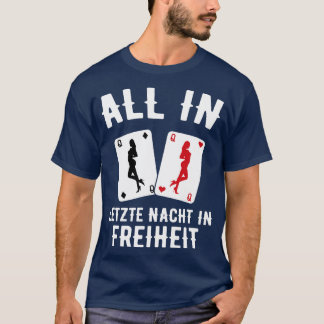 T-shirt Bourrin Jga Men Men Marié Enterrement de Vie de Ga