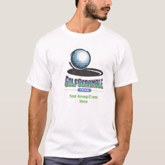 T-shirt Bousculade de golf