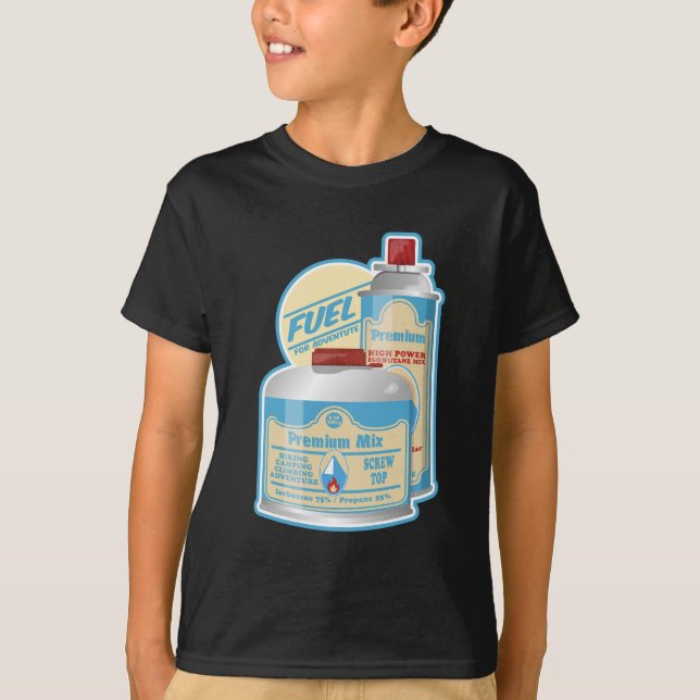 T-shirt Boutane de propane du camp Stove (Devant)
