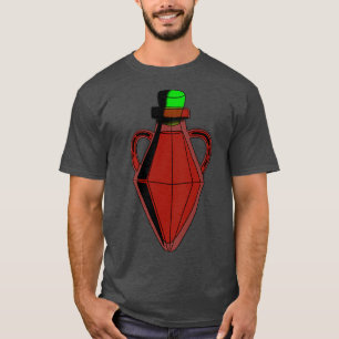 T-shirt Bouteille de diamant rouge alchimie