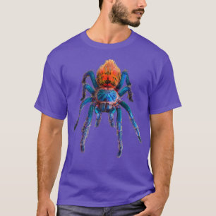 T-shirt Bouteille verte Tarantula bleue