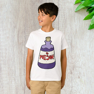 T-shirt Bouteille Violette De Poison