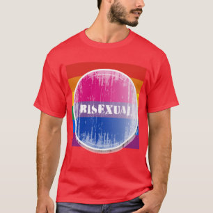 T-shirt Bouton bisexuel distressed.png