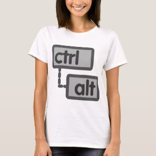 T-shirt Bouton Ctrl et Alt