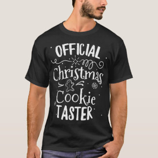 T-shirt Bouton de biscuits de Noël officiel Boulangerie Ba