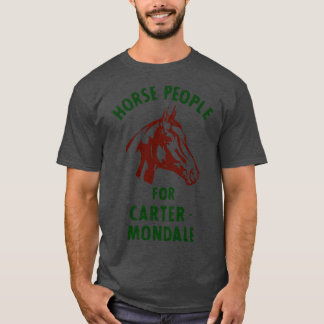T-shirt Bouton de campagne politique Jimmy ter Retro Horse