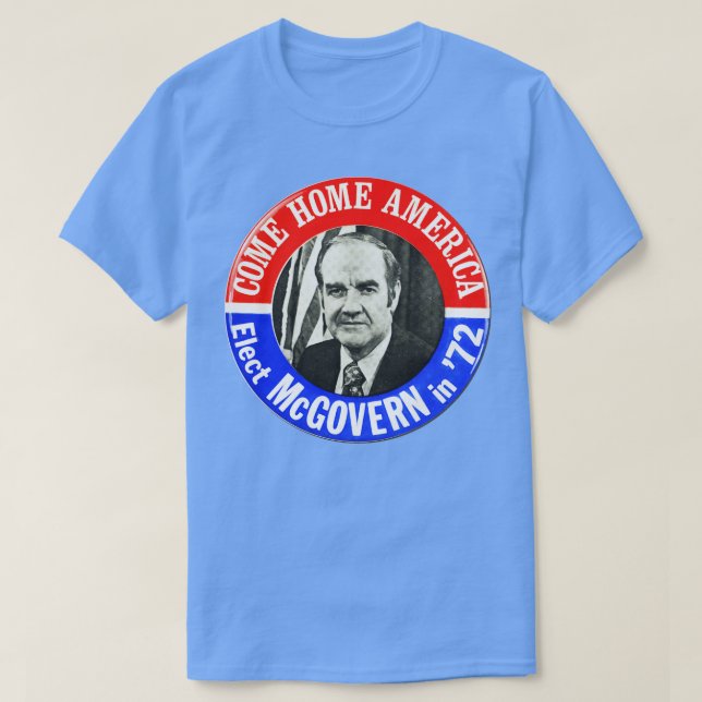 T-shirt Bouton de campagne présidentielle de 1972 de Georg (Design devant)