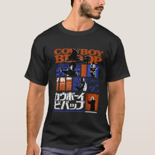 T-shirt Bouton de vache Kanji bandes dessinées