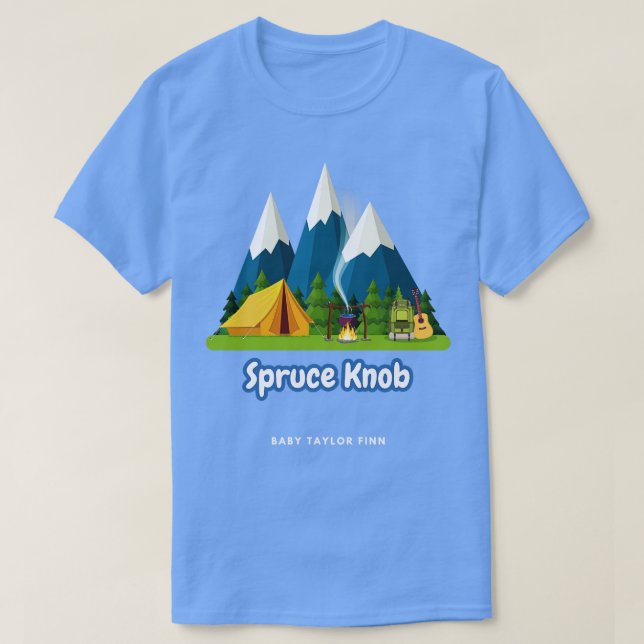 T-shirt Bouton d'épinette (Design devant)